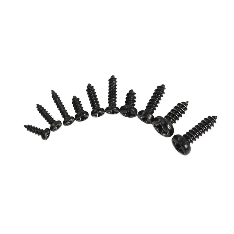 1000pcs Self Tapping Screws PA M1 M2 M1.4 M1.7 Small Phillips Pan Head Laptop Screws computer screw Black