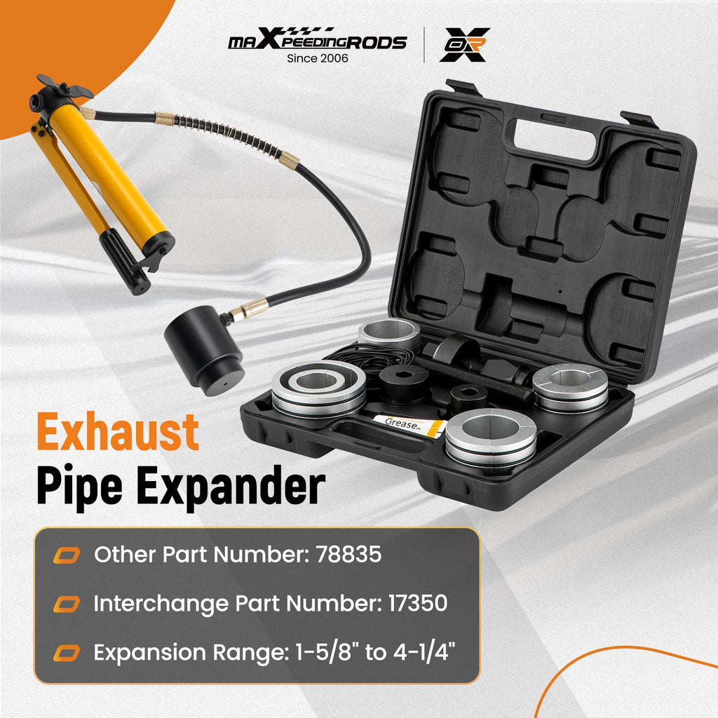 Hydraulic Exhaust Pipe Expander Stretcher Tools Kit 1 5/8" To 4 1/4" 78835 4Ft Handle