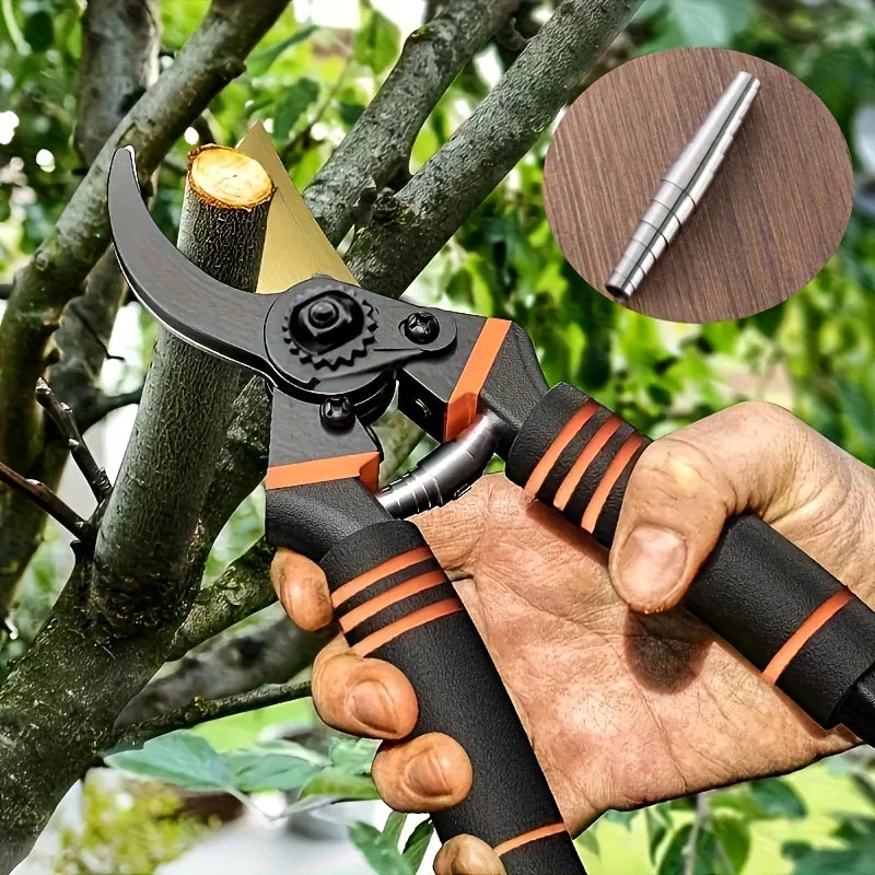 Professional Titanium Alloy Gardening Shears-Heavy-duty Steel Gardening Shears Suitable for Home Gardening and Landscape Design