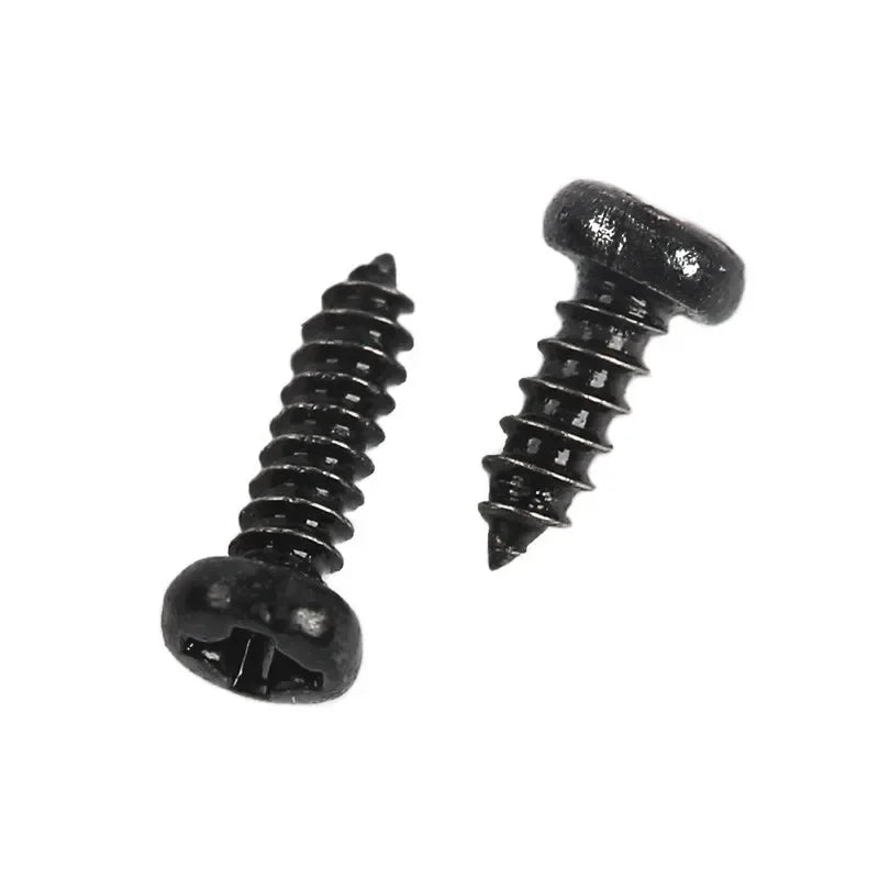 1000pcs Self Tapping Screws PA M1 M2 M1.4 M1.7 Small Phillips Pan Head Laptop Screws computer screw Black