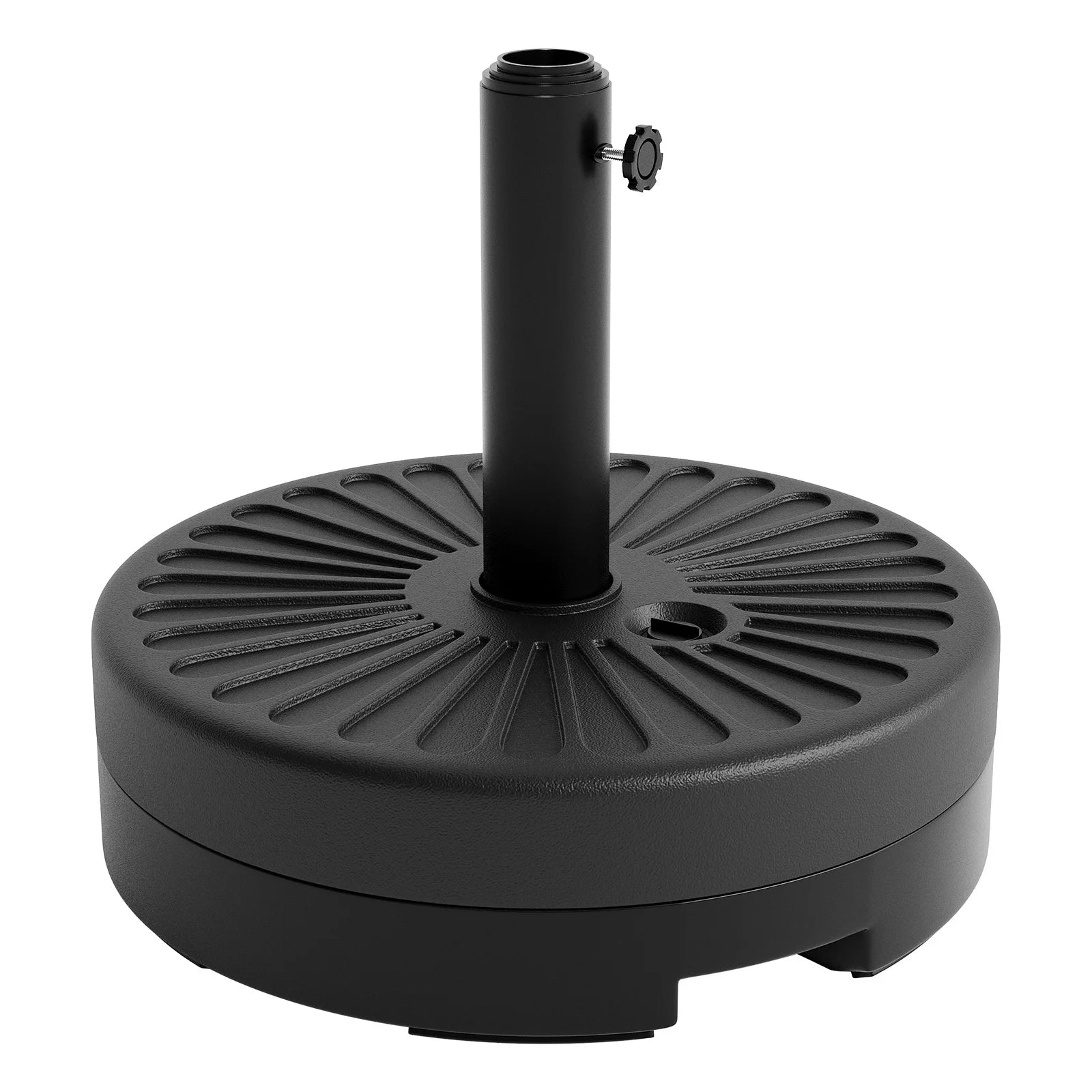 Heavy-Duty Water-Filled Patio Umbrella Base, Outdoor Garden Parasol Holder, Weatherproof Support for Yard & Lawn Furniture