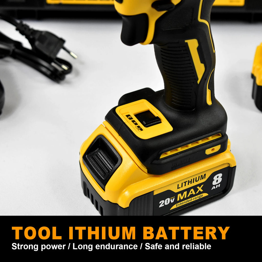 Replacement Battery for DeWalt 20V Tools — Models DCB200/DCB203 Tool Battery Pack, Compatible with a Wide Range of Power Tools