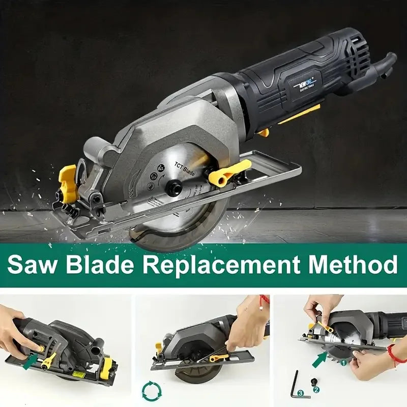NEWONE 600W/705W Electric Power Tool Electric Mini Circular Saw With Laser Multi-Function Saw, DIY Tool