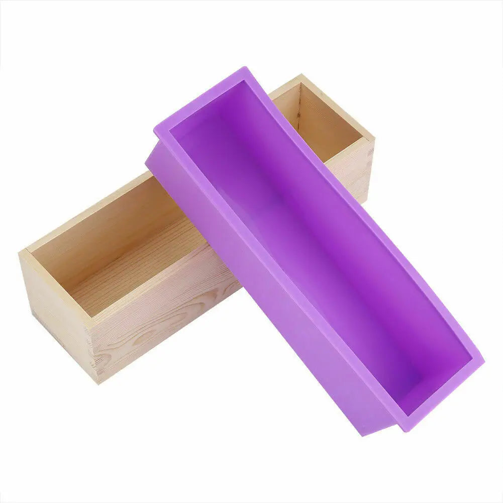 Pro Soap Making Kit, For Handmade Candles & Cakes, Adjustable Wooden Cutter, Slicer, Mold, Tools