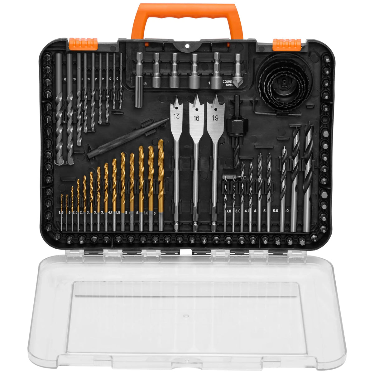 SucceBuy 246PCs Drill Bit Set Screwdriver Bit Set Suitable Drilling and Screw Driving Drill Combo Bit Sets