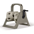 Suncast 100 ft. Portable Wall Mount Garden Hose Reel, Taupe