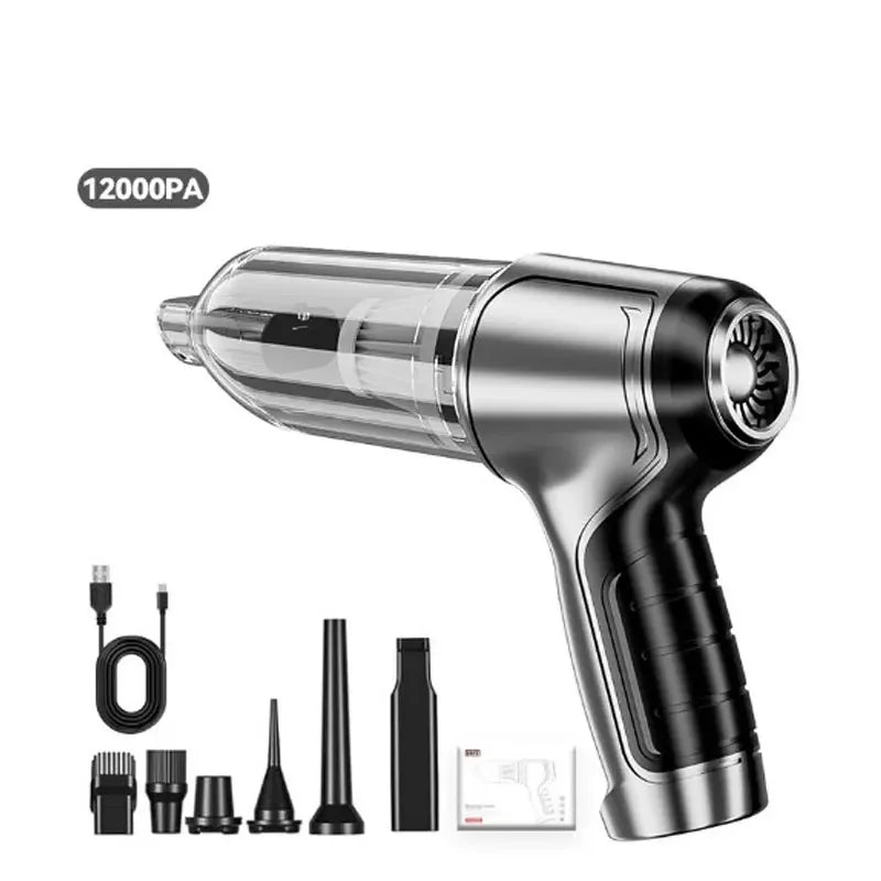 EAFC Brushless Car Vacuum Cleaner Cordless Handheld Auto Vacuum Home & Car Dual Use Mini Vacuum Cleaner with Builtin Battrery