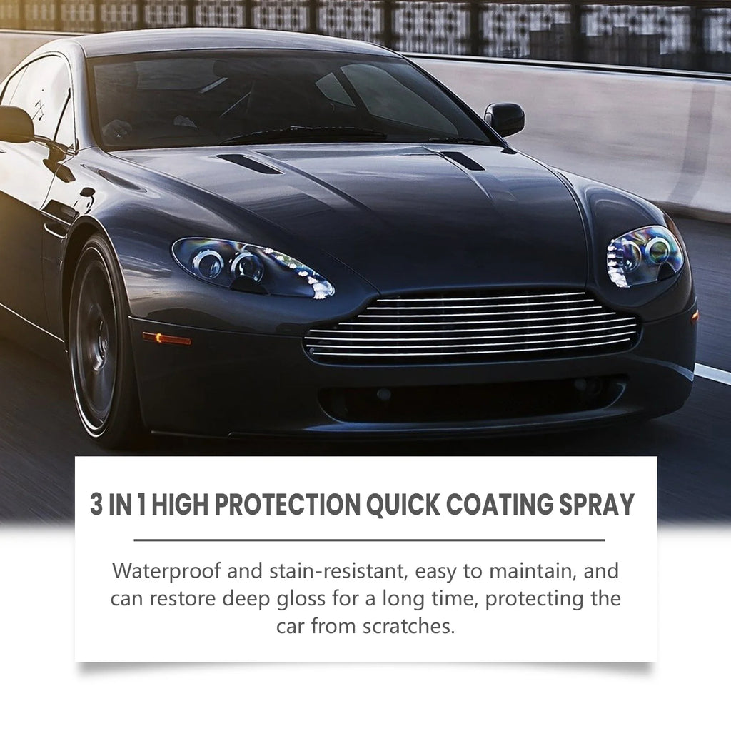 3 In 1 High Protection Fast Car Paint Spray, Diy Paint Change Color Cleaning Coating Spray