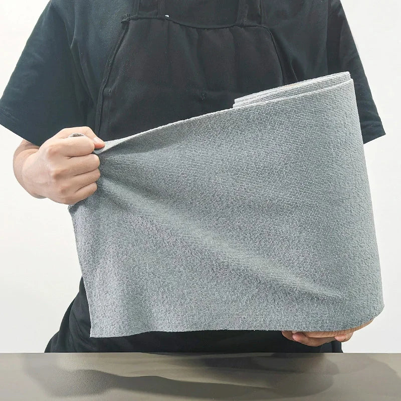 Portable Tear-Away Cleaning Cloth Roll, Reusable Thickened Towels, High Water Absorption, Dual-Use Dry & Wet Cleaning Wipes