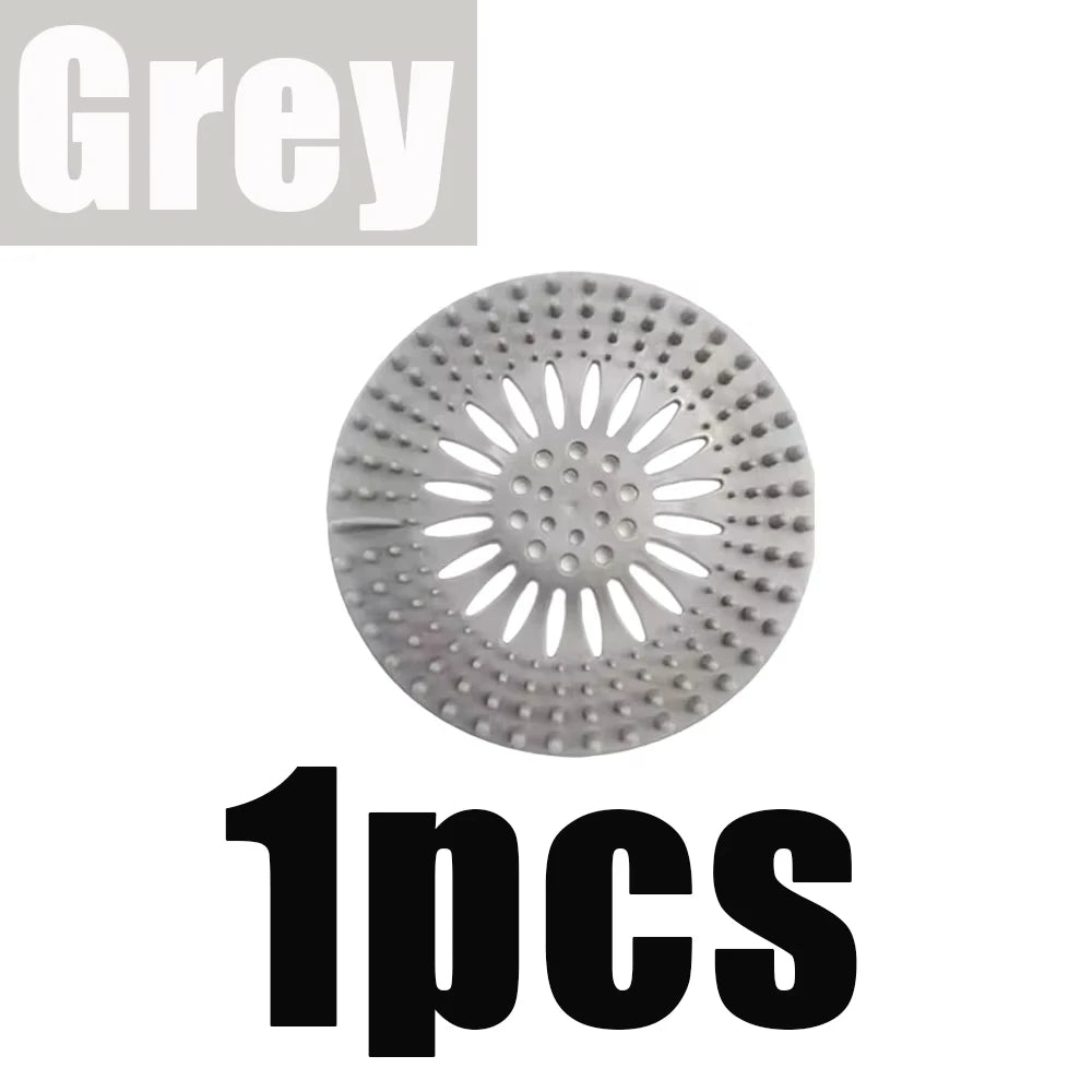 Sink/Tub Hair Trap, Strainer, Deodorizer, Silicone, 1-3 Pieces