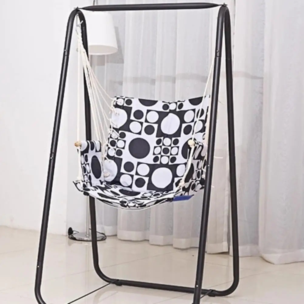 Outdoor Hammock Swing Rocking Chair Cradle Stand A-shaped Strong Load Bearing Indoor Balcony Swing Chair Frame