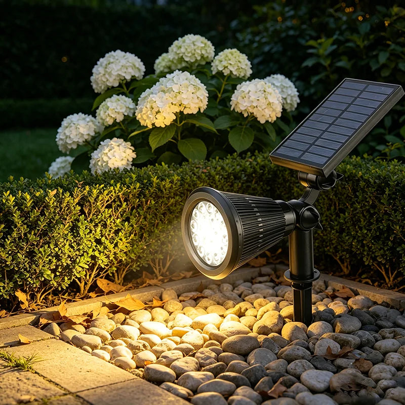 FAMCDC  Solar Spot Light Outdoor Lawn Lamp Waterproof Spotlights Solar Garden Lights Landscape Lighting Decoration Pathway Lamp