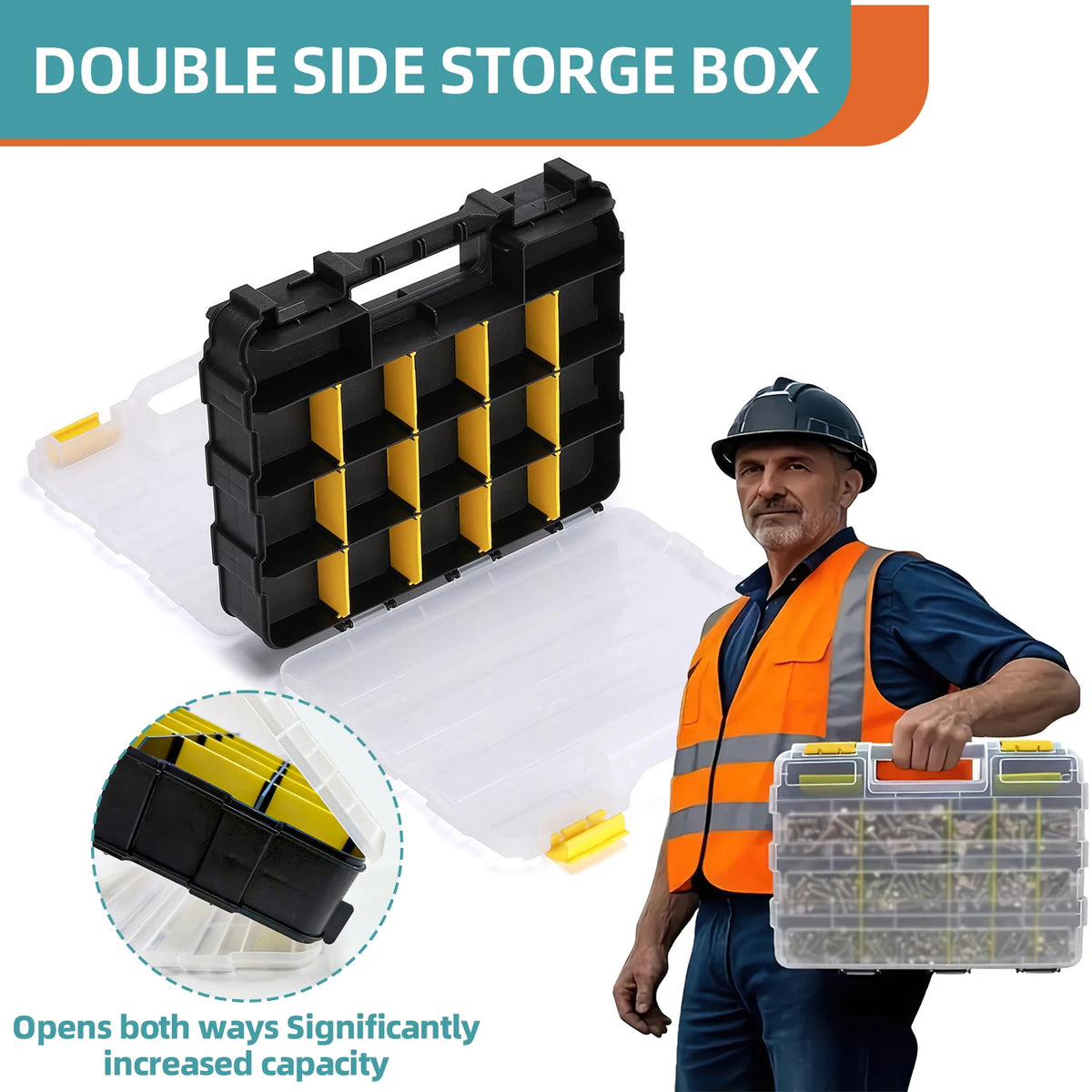 1350pcs Carbon Steel Phillips Wood Screws Assortment Kit, Flat-Head And Phillips Designs, Common Sizes M3.5/M4/M5/#8, Heavy Duty Self-Tapping Fasteners with Anti-Slip Matching Wrench, Sturdy Double Layer Storage Box, Hardware