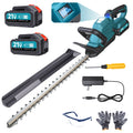 XYSD 20'' Hedge Trimmer Cordless, 3000rpm Electric Hedge Trimmer, with Battery, 180° Rotatable Head for Yard, Garden, Lawn Care