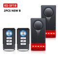 Awapow Wireless Vibration Bike Alarm With Remote Control Anti-Theft Alarm 110dB Loud Bike Door Window Alarm Home Safety System