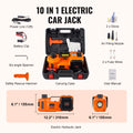 Electric Car Jack, 3 Ton Scissor/Hydraulic Jack, 12V Electric, Automatic, Carrying Case