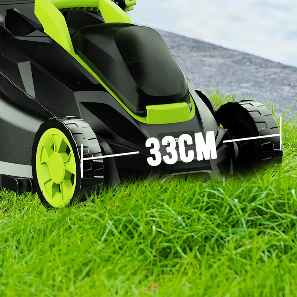 13" Electric Lawn Mower, Lightweight, Cordless, Brushless. 21V 4.0Ah Battery and Charger