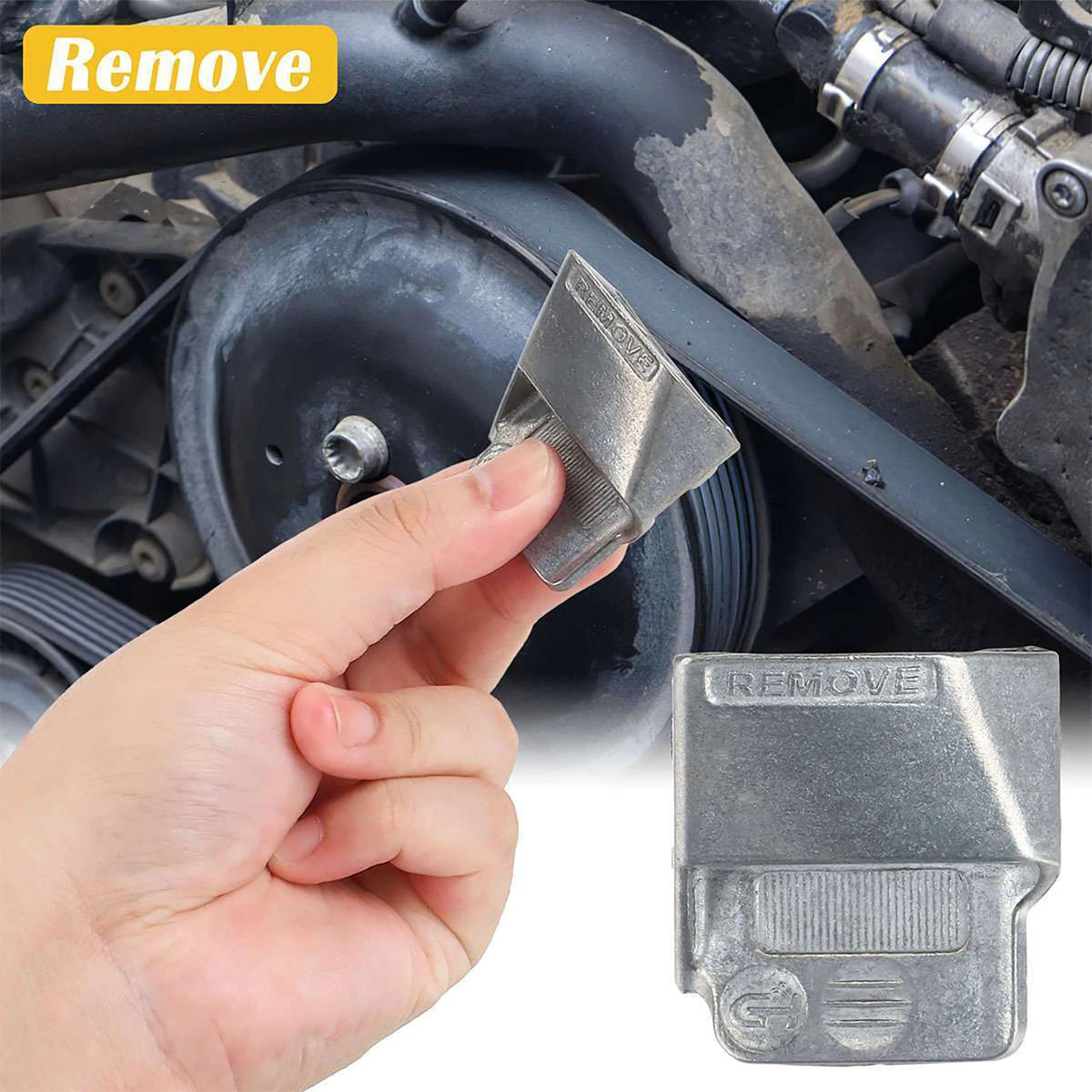 2Pcs/Set Metal Stretch Belt Service Remover & Installer Mechanical Tool Kit For Car Truck Auto Repair Special Auxiliary Tools