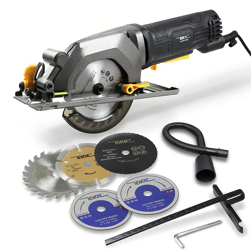 NEWONE 600W/705W Electric Power Tool Electric Mini Circular Saw With Laser Multi-Function Saw, DIY Tool