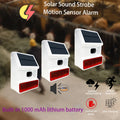 PGST Outdoor Solar Sound And Light Alarm With A Motion Sensor Blares At 100 Decibels,433MHz,For Home Anti-Theft,home Security