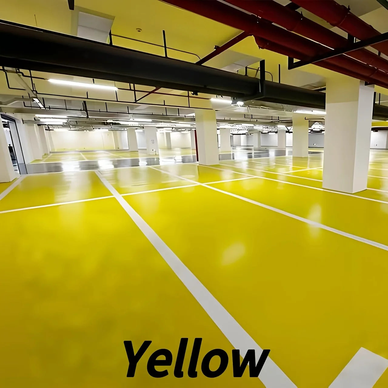 ShangTianFeng Large Container Heavy-Duty Multi-Component Wall/Floor Paint Suitable for Interior/external Use - Large Bucket with Base & Topcoat Paint, Scratch & Stain Resistant Coating for Walls/Floors, DIY Application for Li