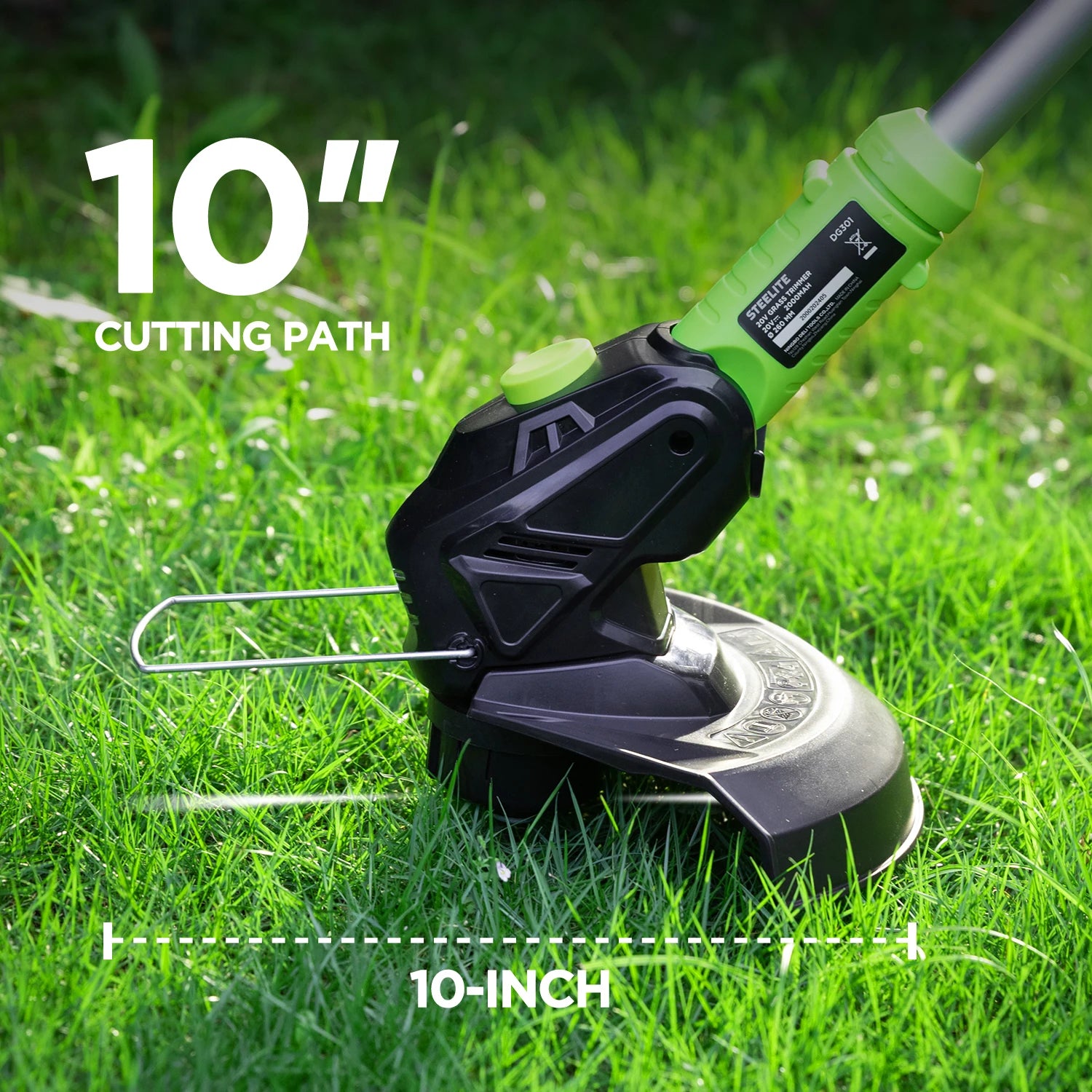 21V Cordless String Edger/Trimmer, 21 Volt Battery, Bump Feed