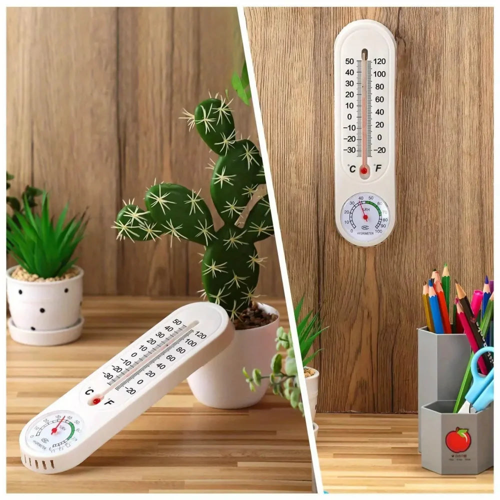 1pcs Outdoor/Indoor Thermometer Hygrometer, Temperature Humidity Gauge Meter with Celsius/Fahrenheit, Humidity Monitor.