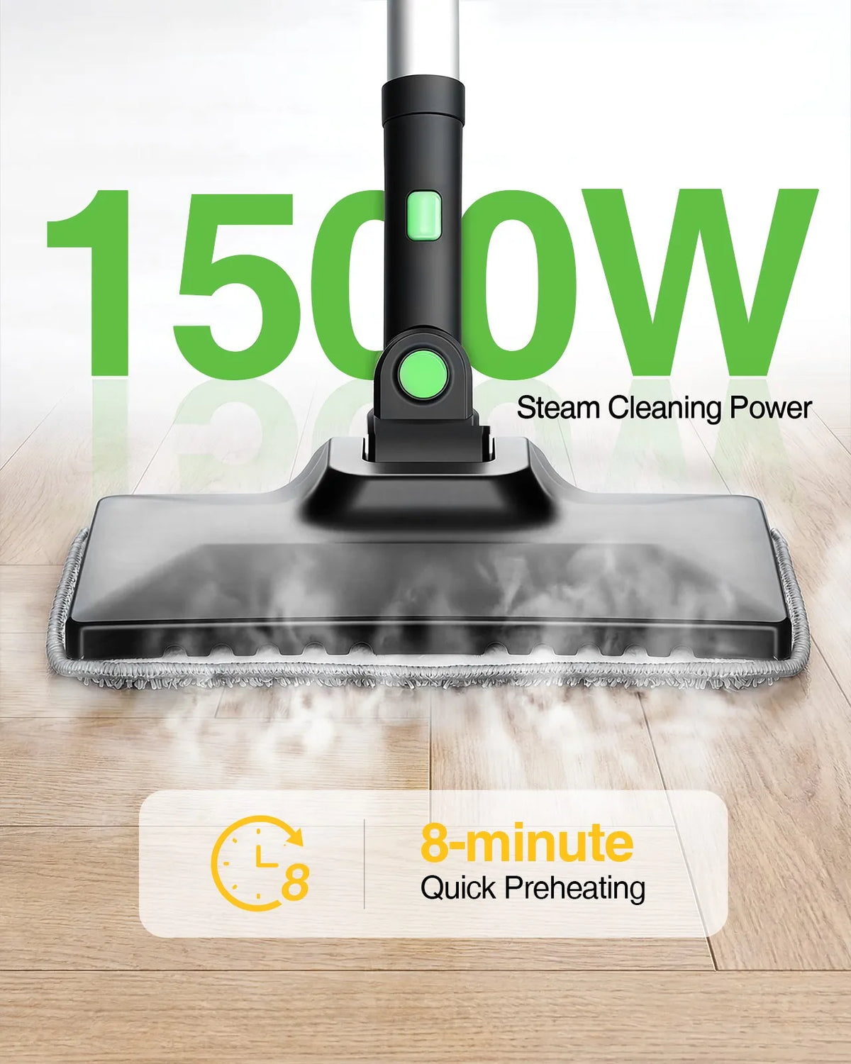 Taskstar 22-in-1 Steam Cleaner High Pressure Steam 1.6L Water TanK MultiFunction
