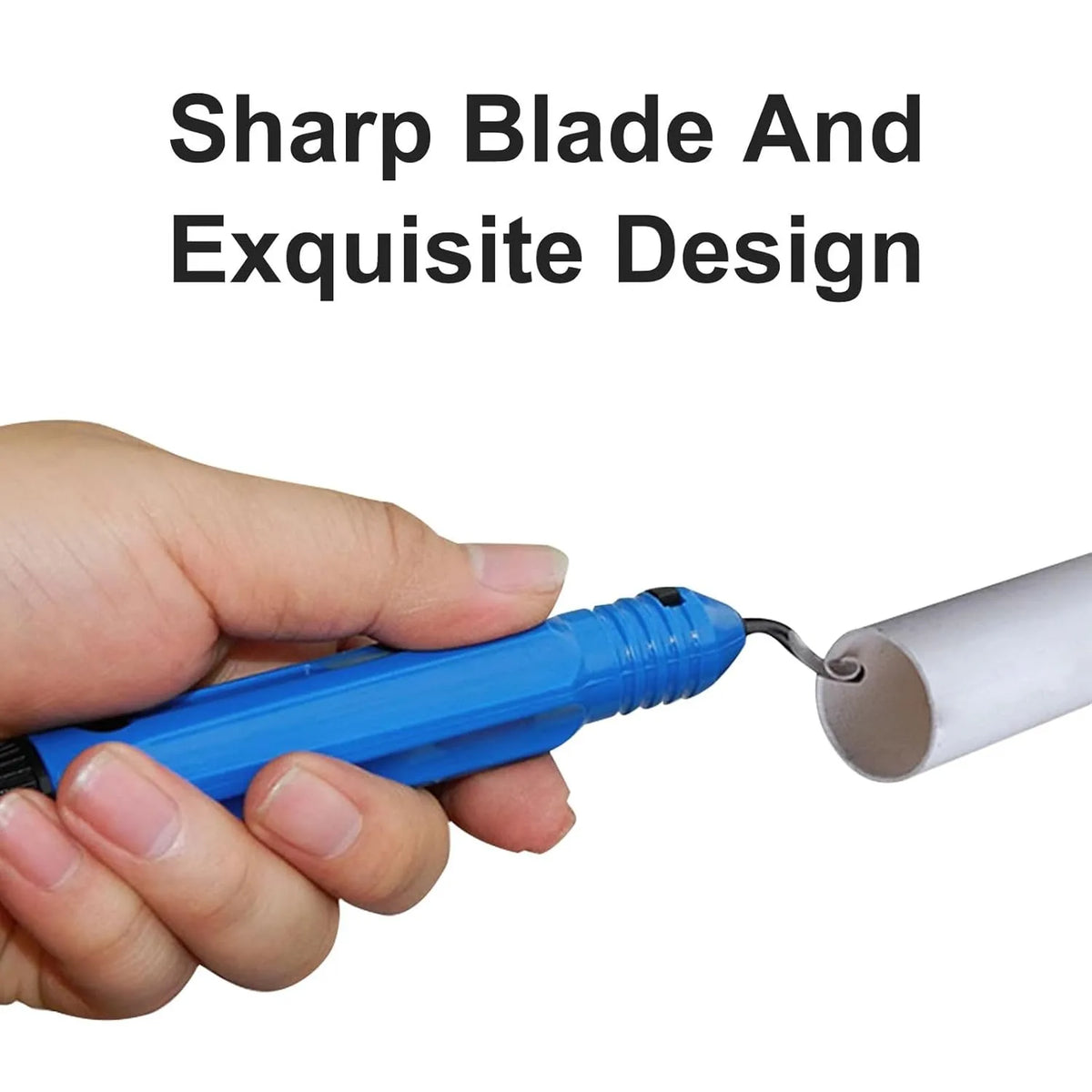 Hand Deburring Tool Kit Burr Removal Reamer Tool Set Ergonomic Handle Debur Knife Deburr Tool NB1000 with 1/11/16/21/31/41 PCS High Grade 360 Degree Rotary Blades Works on Metal Resin PVC Pipes Copper Plastic and 3D Printed E