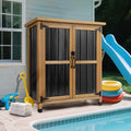 Petscosset Outdoor Storage Shed, Garden Storage Cabinet