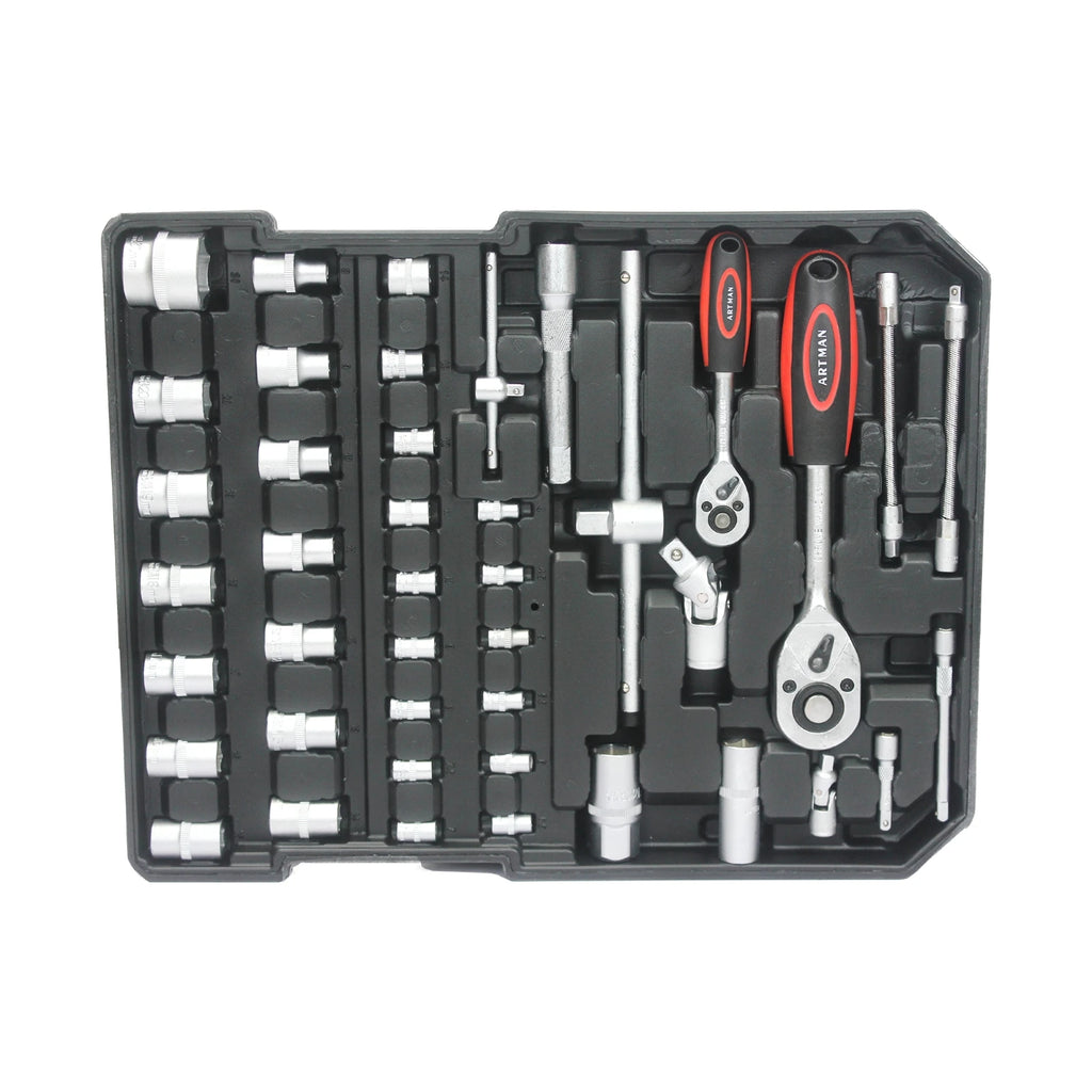 899 Piece Tool Set, Home Tool Kit with Rolling Toolbox, Hand Tool Set with Toolbox, Auto Repair Tool Set, Black