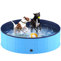 Portable Dog Pool, Foldable Pet Swimming Pool, Anti-Slip Collapsible Pet Pool, Hard Plastic Pool for Pets.