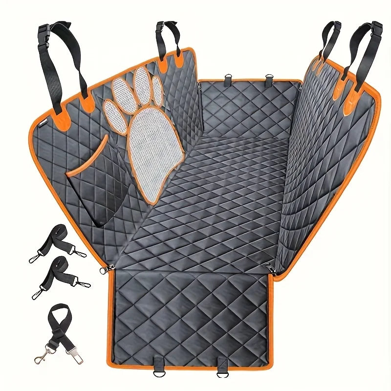 Car Seats Cover For Pets, Heavy Duty Hammock, Scratch Resistant, Anti Slip, Durable Soft Pet Seat Cover for Cars,