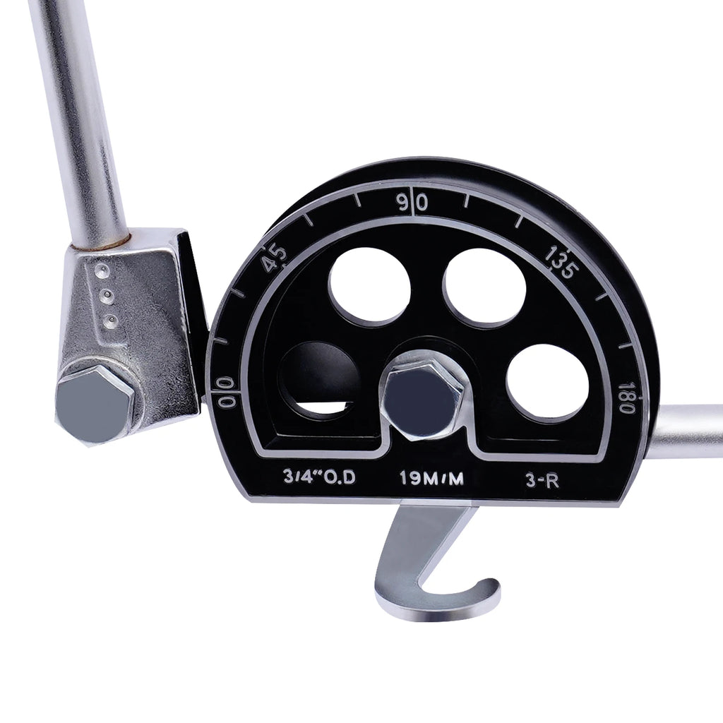 Siver 3/4'' Manual Tube Pipe Bender 180° Plumbing Tools For Steel Copper And Aluminum Used In Many Fields