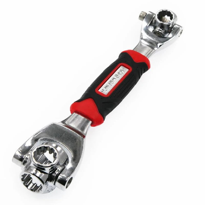 Universal Wrench 48 in 1 Socket Wrench, 360 Degree Rotating Head, Spanner Tool for Home Bicycle Car Repair