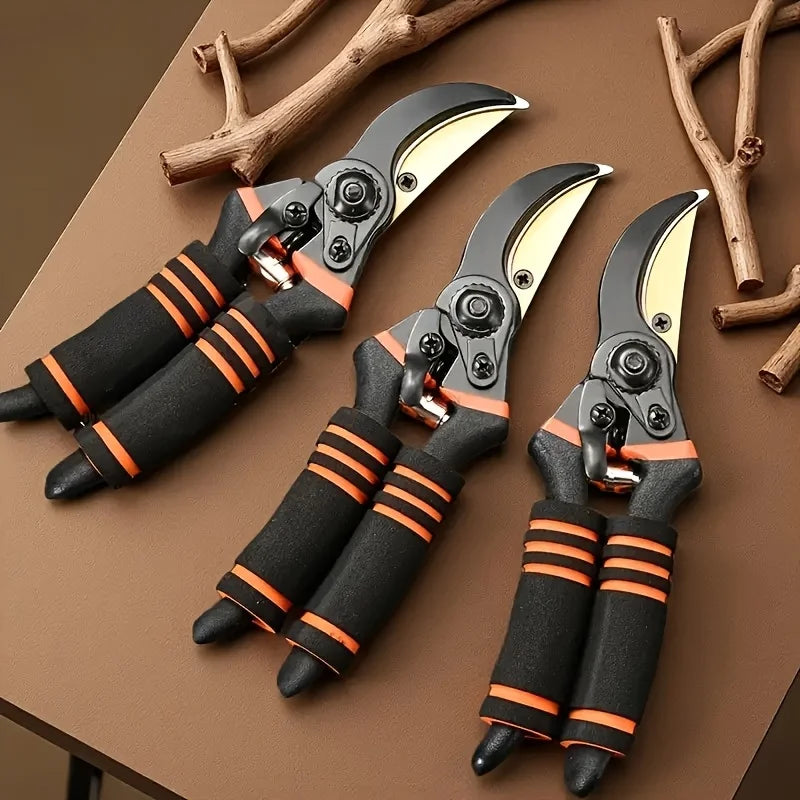 Professional Titanium Alloy Gardening Shears-Heavy-duty Steel Gardening Shears Suitable for Home Gardening and Landscape Design