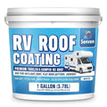 RV Roof Coating, Sealant, White, 1 Gallon, Waterproof, Solar Reflective