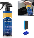 120ML New Car Multifunctional Quick Effect Coating Agent Spray 3 in 1 High Protection Quickly Coat Car Wax Auto Scratch Wax Polish Spray Waterless Wash
