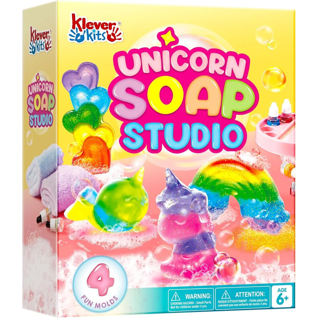 JOYFY Unicorn Soap Making Kit, Girl's Crafts, DIY Project for Kids, STEM Activity, Teenage Gifts