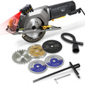 NEWONE Electric Mini Circular Saw With Laser, Multifunctional Electric Saw, DIY Power Tool