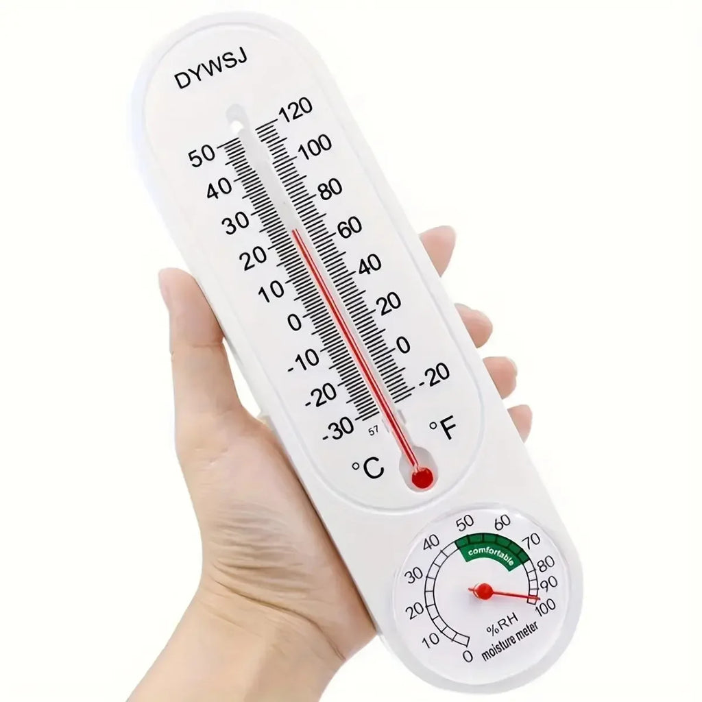 1pcs Outdoor/Indoor Thermometer Hygrometer, Temperature Humidity Gauge Meter with Celsius/Fahrenheit, Humidity Monitor.